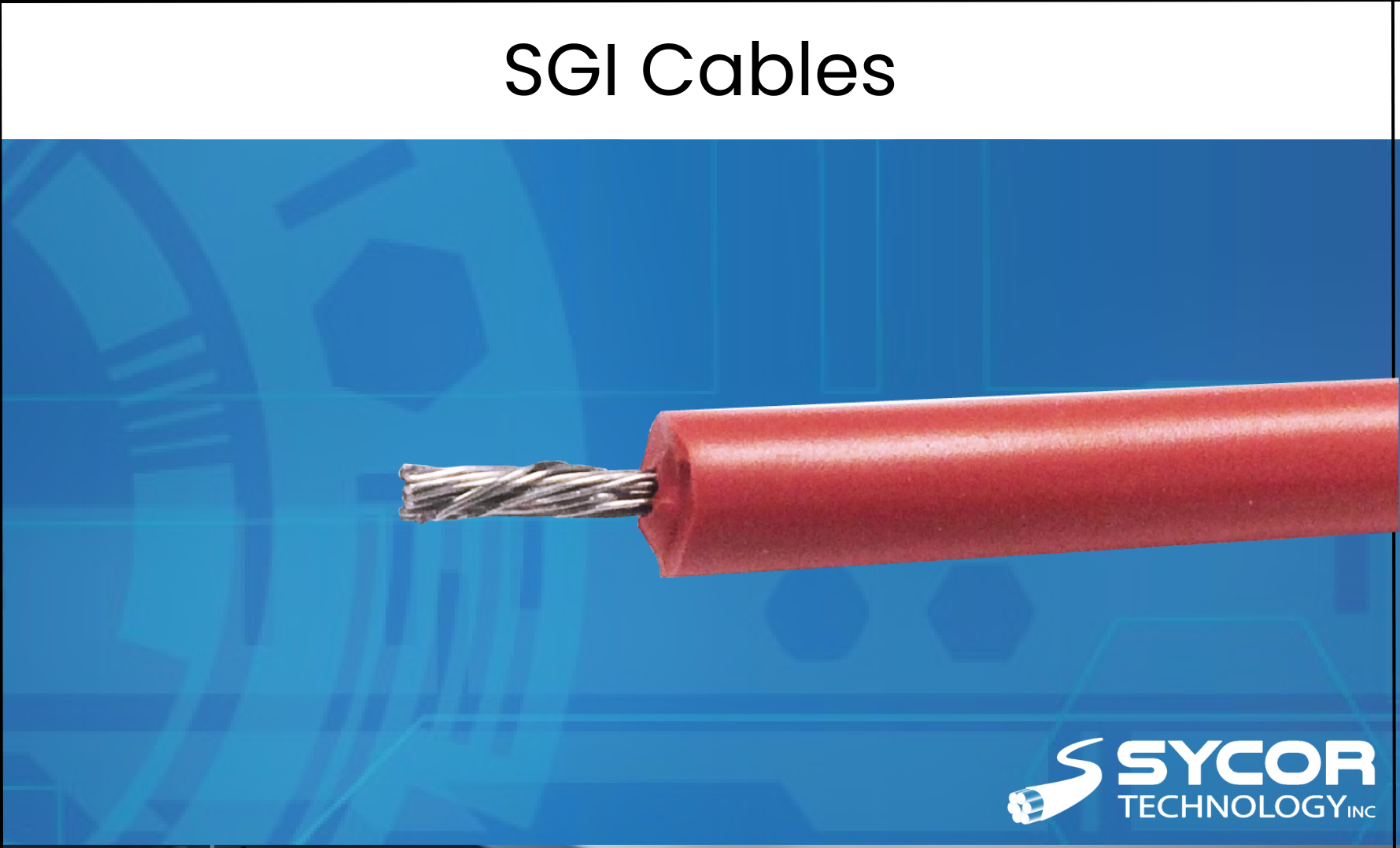Sycor Brochure: Heat Shrink & Other Cable Management Solutions