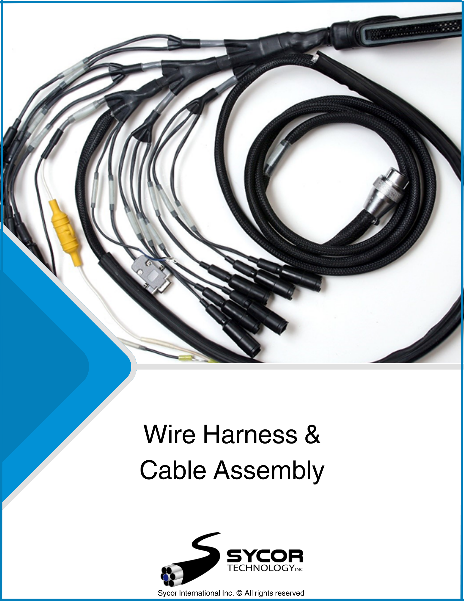 Sycor's Cable Assembly / Wire Harness brochure