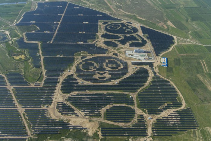 Chinas Panda Shaped Solar Farm