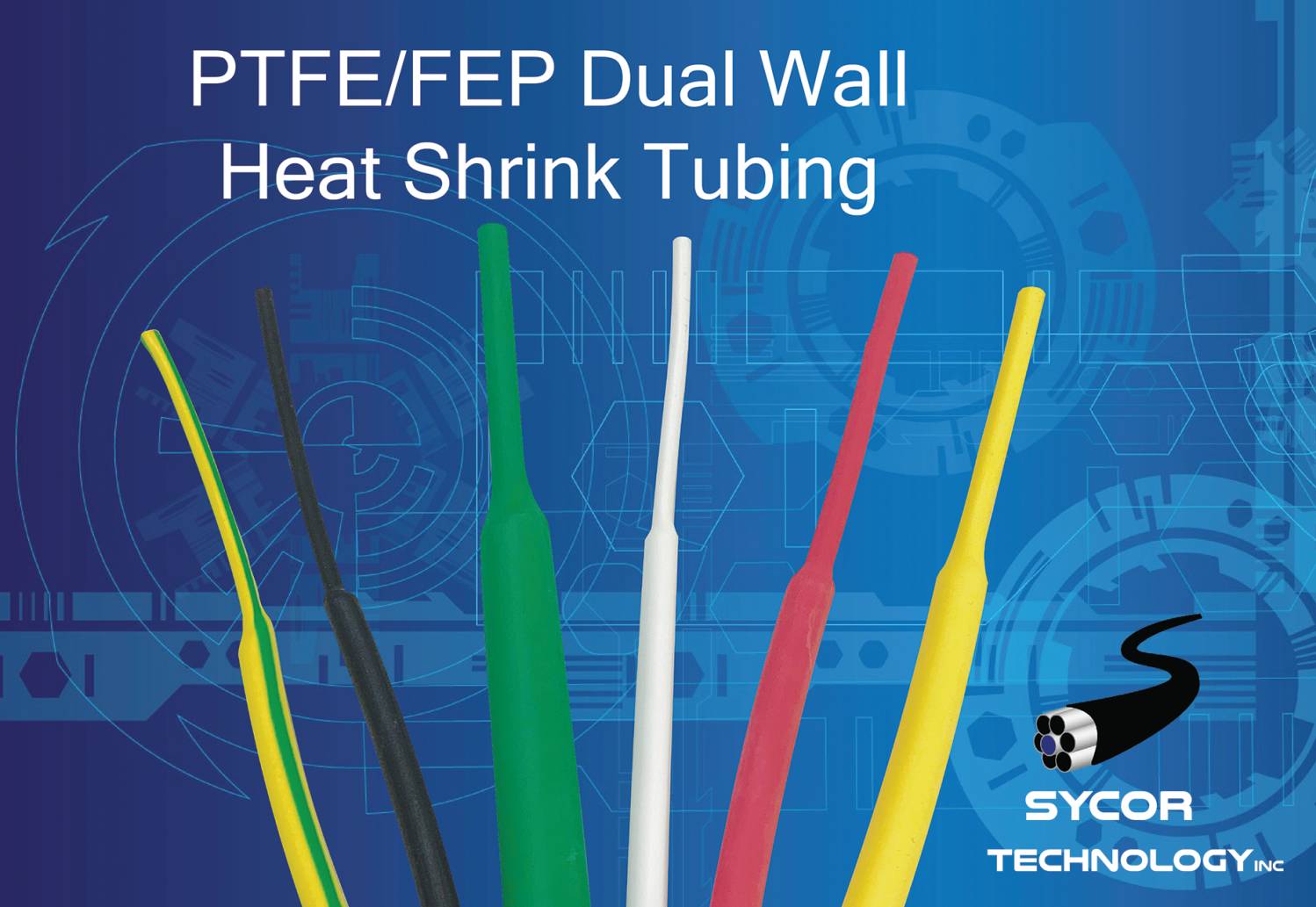 PTFE/FEP Dual Wall Heat Shrink Tubing