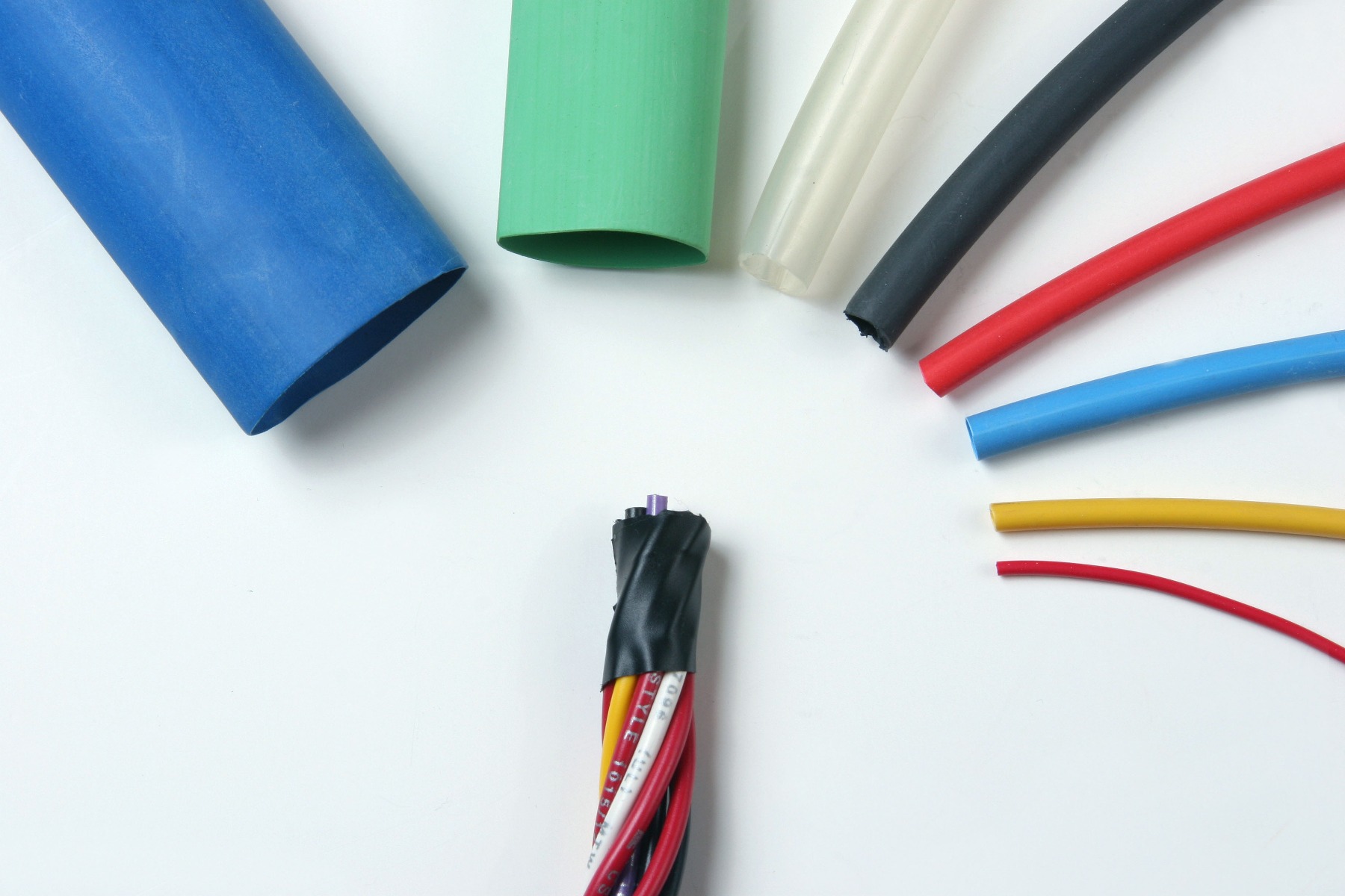123-200mm PVC Heat Shrink Tubing Wrap RC Battery Sleeving Cable/wire Heatshrink 